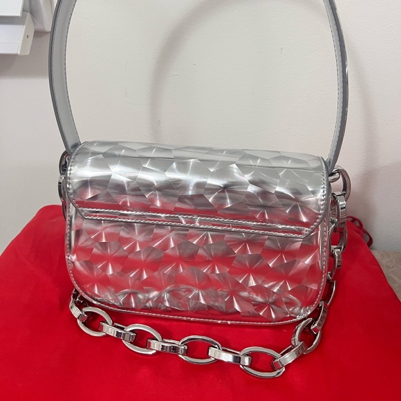 Diesel 1DR Strobe Silver Women's Bag - Picture 3 of 5